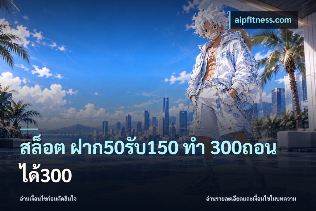 สล็อต ฝาก50รับ150 ทํา 300ถอนได้300