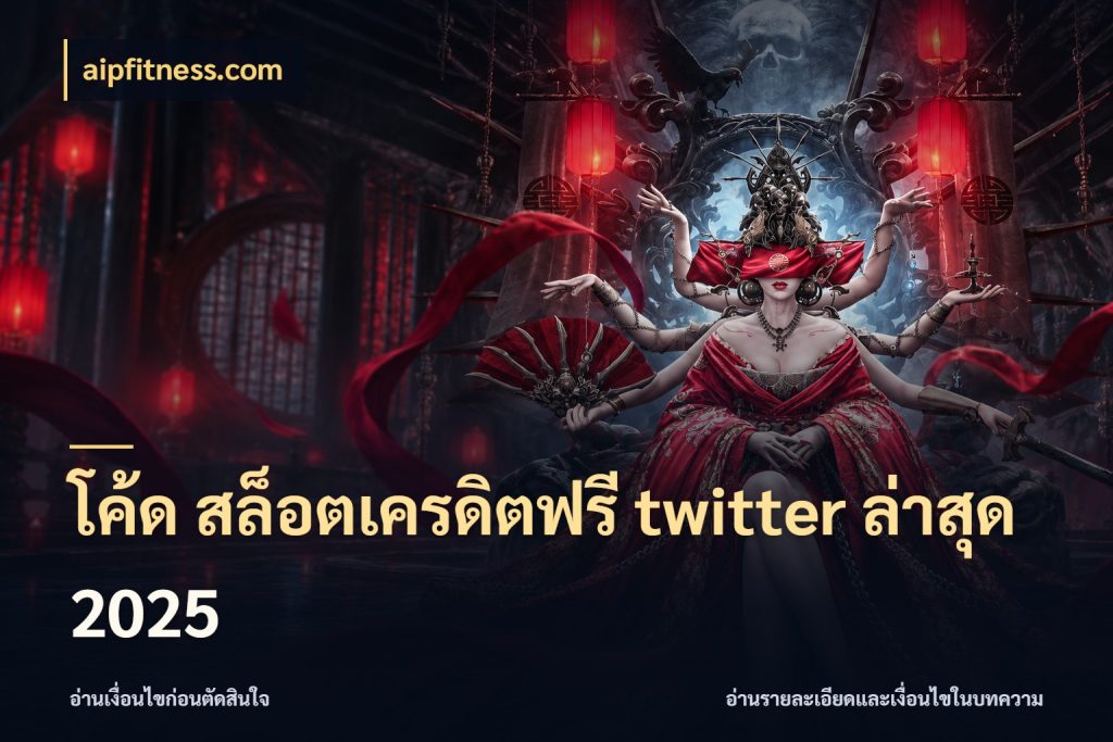 โค้ด สล็อตเครดิตฟรี twitter ล่าสุด 2025 เลือกสไตล์ความสนุกจากรูปแบบเครดิต ในมุม aipfitness.com