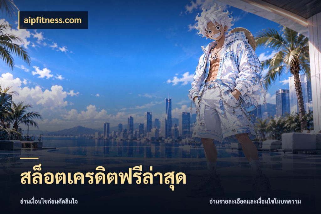 สล็อตเครดิตฟรีล่าสุด สายโบนัสเลือกมุมเครดิตให้ตรงสไตล์ กับ aipfitness.com