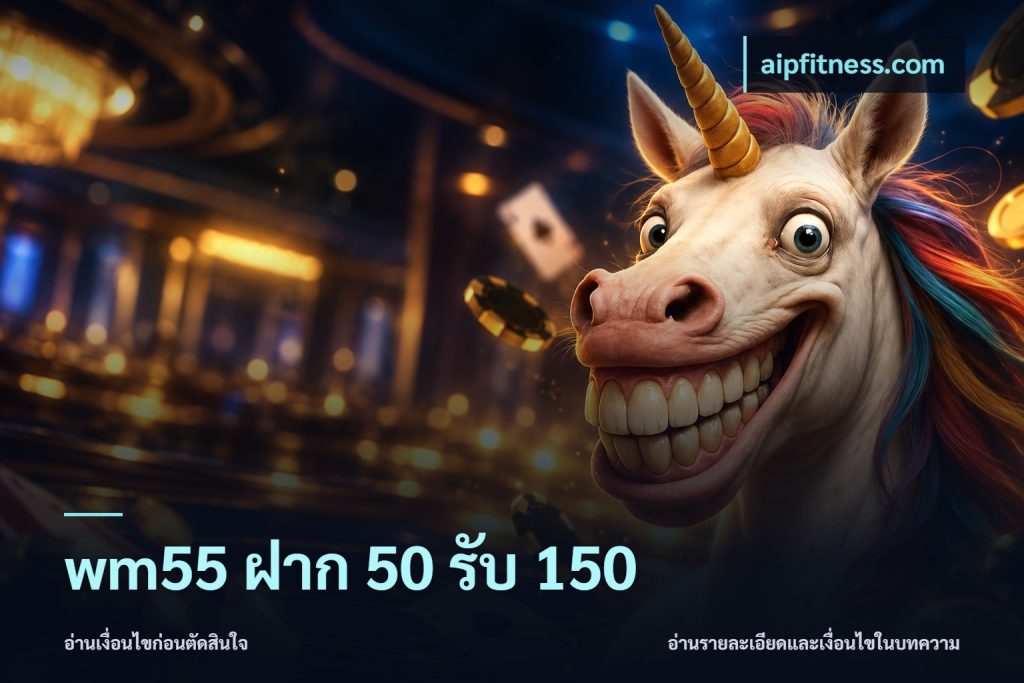 wm55 ฝาก 50 รับ 150