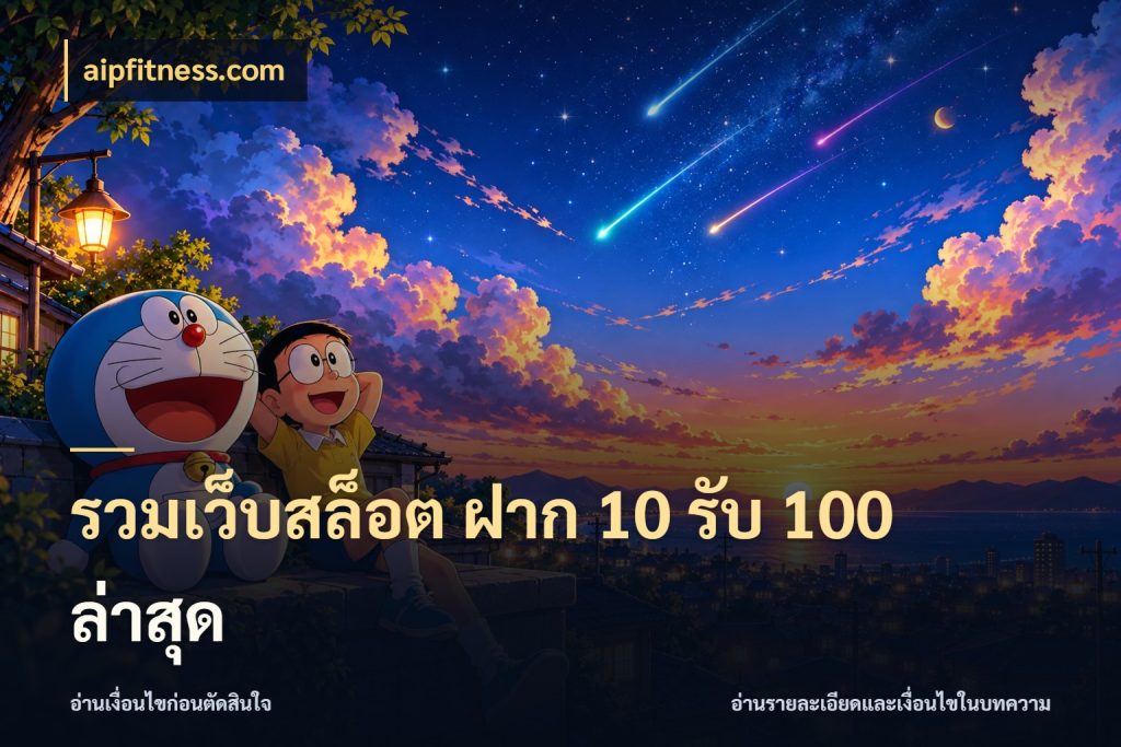 รวมเว็บสล็อต ฝาก 10 รับ 100 ล่าสุด รูปแบบโบนัสกับสิทธิ์ของสายเกม กับ aipfitness.com