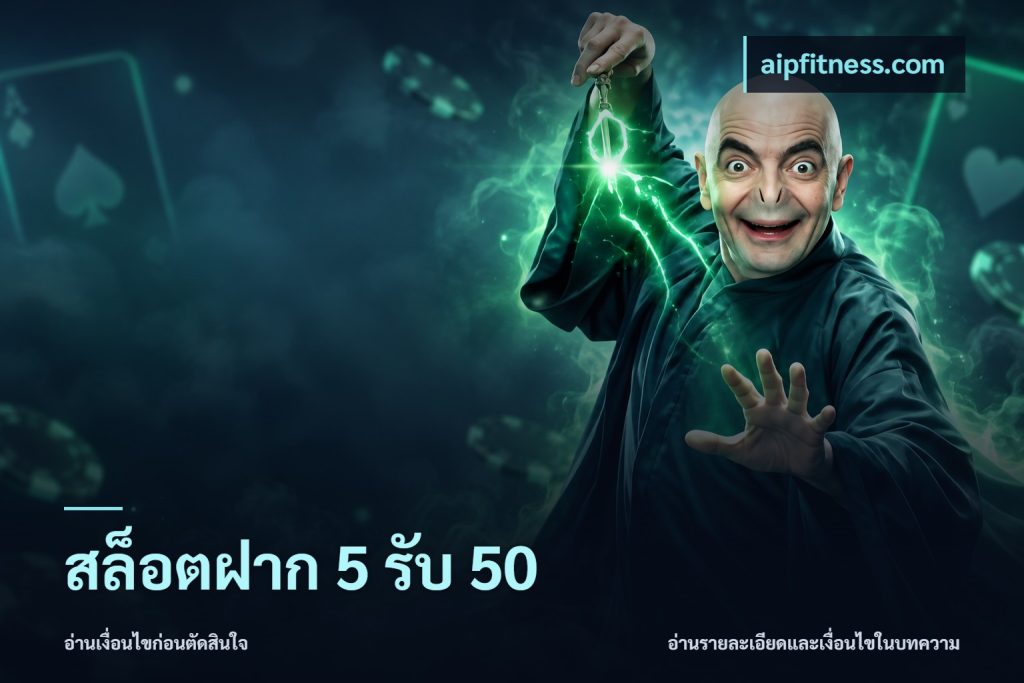 สล็อตฝาก 5 รับ 50