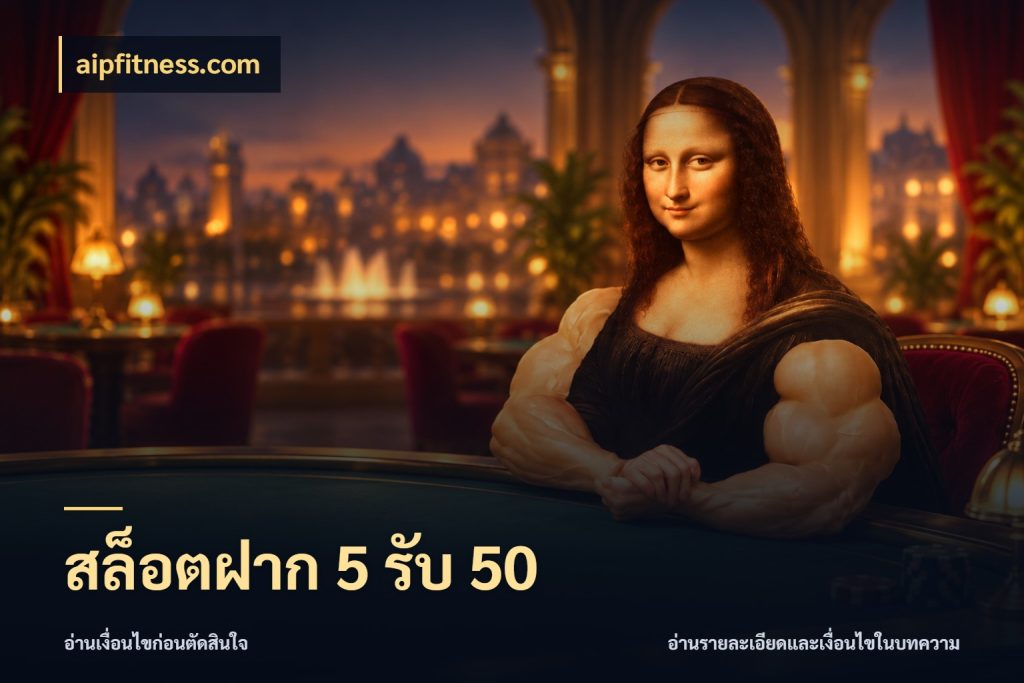 สล็อตฝาก 5 รับ 50 aipfitness.com รูปแบบโบนัสกับสิทธิ์ของสายเกม