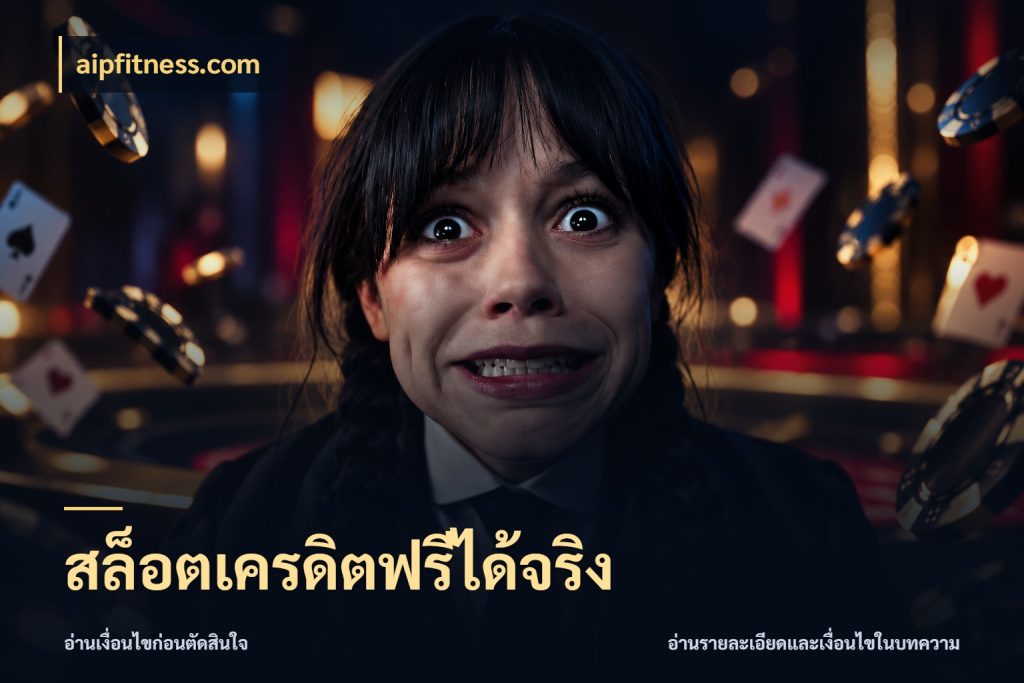 สล็อตเครดิตฟรีได้จริง aipfitness.com สิทธิ์ที่สายโบนัสสนใจกับวิธีรับ