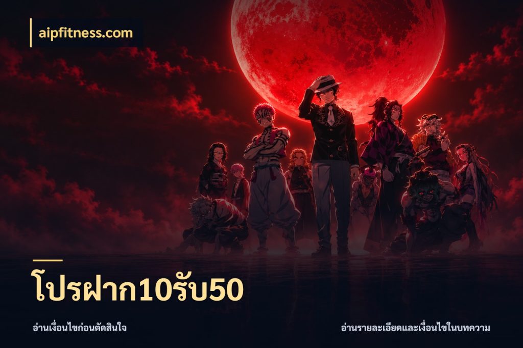 โปรฝาก10รับ50 aipfitness.com ยอดฝากและยอดรับในมุมของคนชอบลุ้น