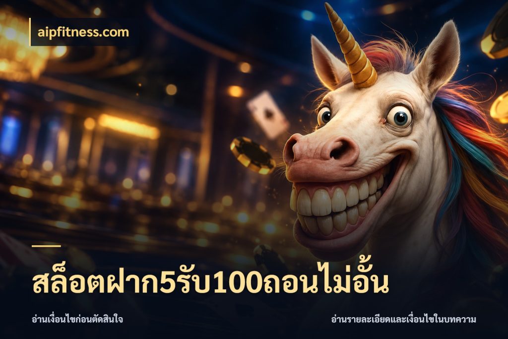 สล็อตฝาก5รับ100ถอนไม่อั้น จับคู่โบนัสกับสไตล์เกมที่ชอบ สไตล์ aipfitness.com