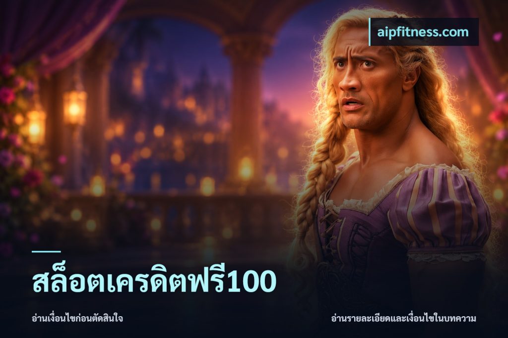 สล็อตเครดิตฟรี100
