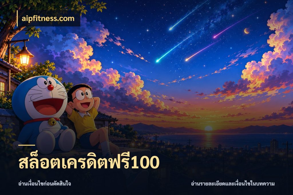 สล็อตเครดิตฟรี100 รู้จักยอดและขอบเขตของเครดิตฟรี ในมุม aipfitness.com