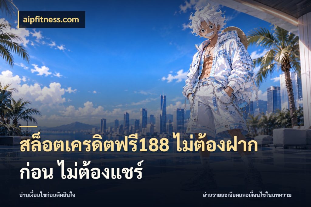 สล็อตเครดิตฟรี188 ไม่ต้องฝาก ก่อน ไม่ต้องแชร์ aipfitness.com ชนิดเครดิตกับสิทธิ์ที่คุณอยากรู้