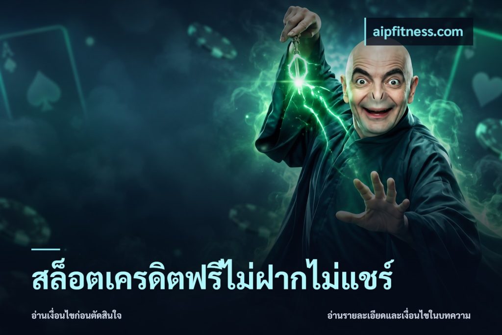 สล็อตเครดิตฟรีไม่ฝากไม่แชร์