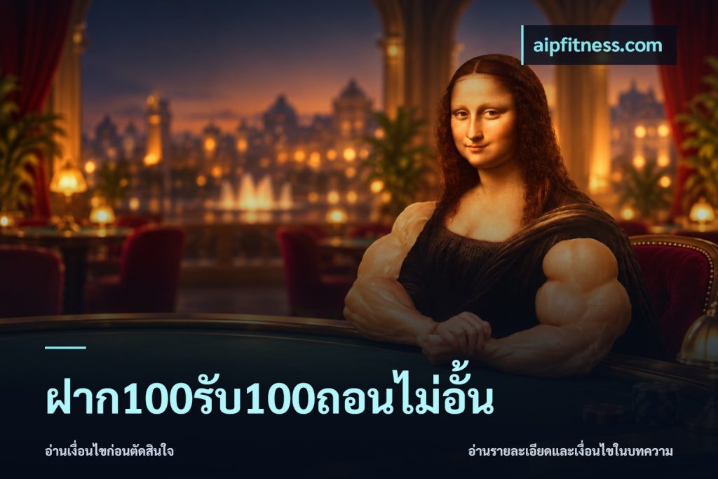 ฝาก100รับ100ถอนไม่อั้น