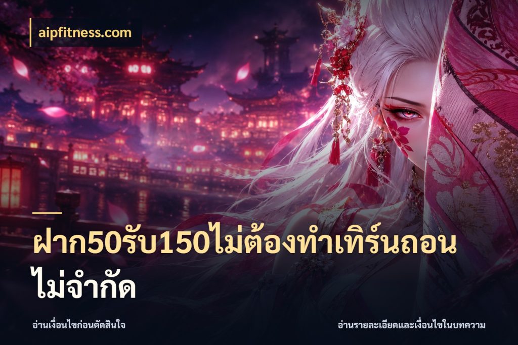 ฝาก50รับ150ไม่ต้องทําเทิร์นถอนไม่จํากัด สายโบนัสเลือกจังหวะสนุกได้อย่างไร ในมุม aipfitness.com