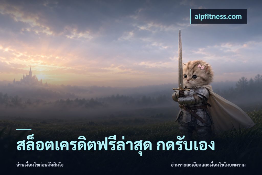 สล็อตเครดิตฟรีล่าสุด กดรับเอง