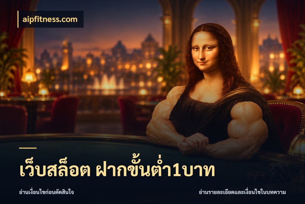 เว็บสล็อต ฝากขั้นต่ำ1บาท ทุนเบาก็มีสีสันในจังหวะของคุณ ในมุม aipfitness.com