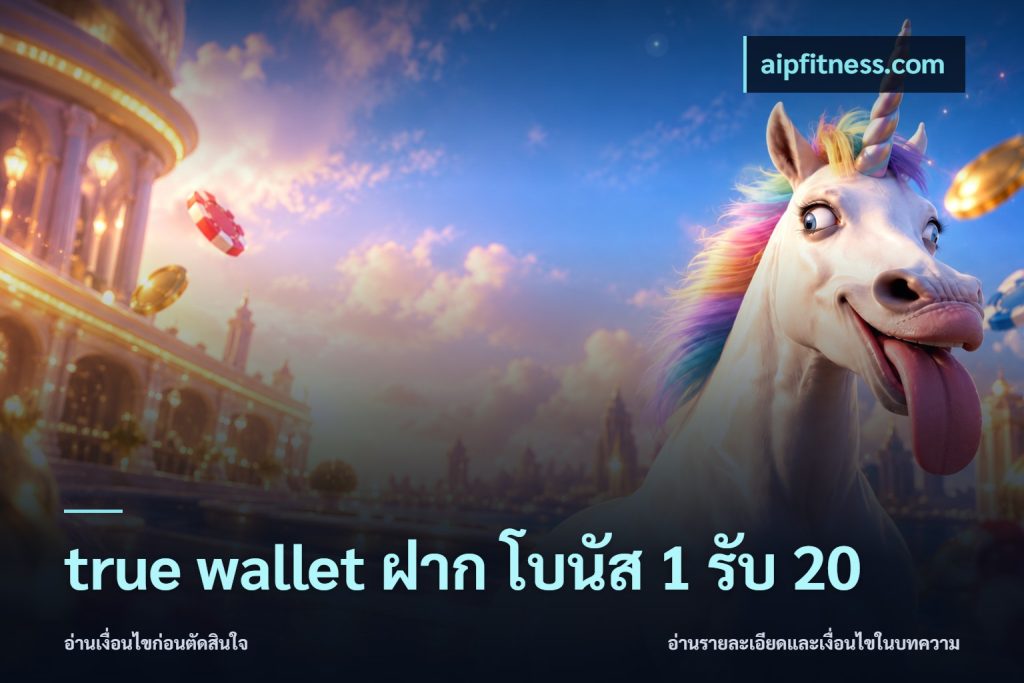 true wallet ฝาก โบนัส 1 รับ 20