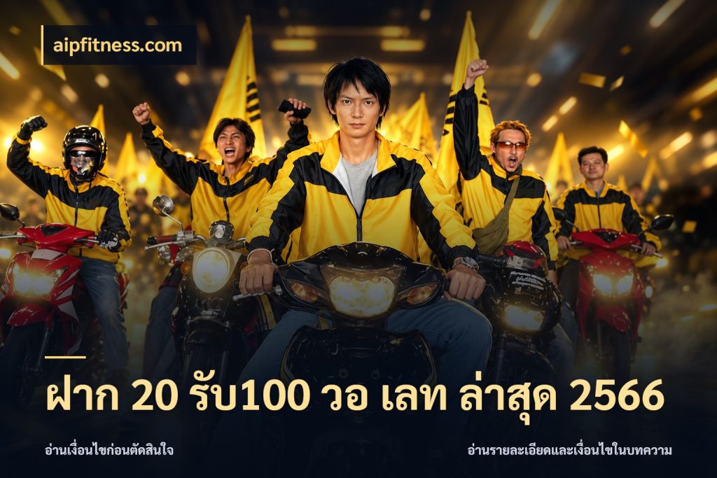 ฝาก 20 รับ100 วอ เลท ล่าสุด 2566 เปิดมุมโปรให้เข้ากับเกมแนวโปรด กับ aipfitness.com