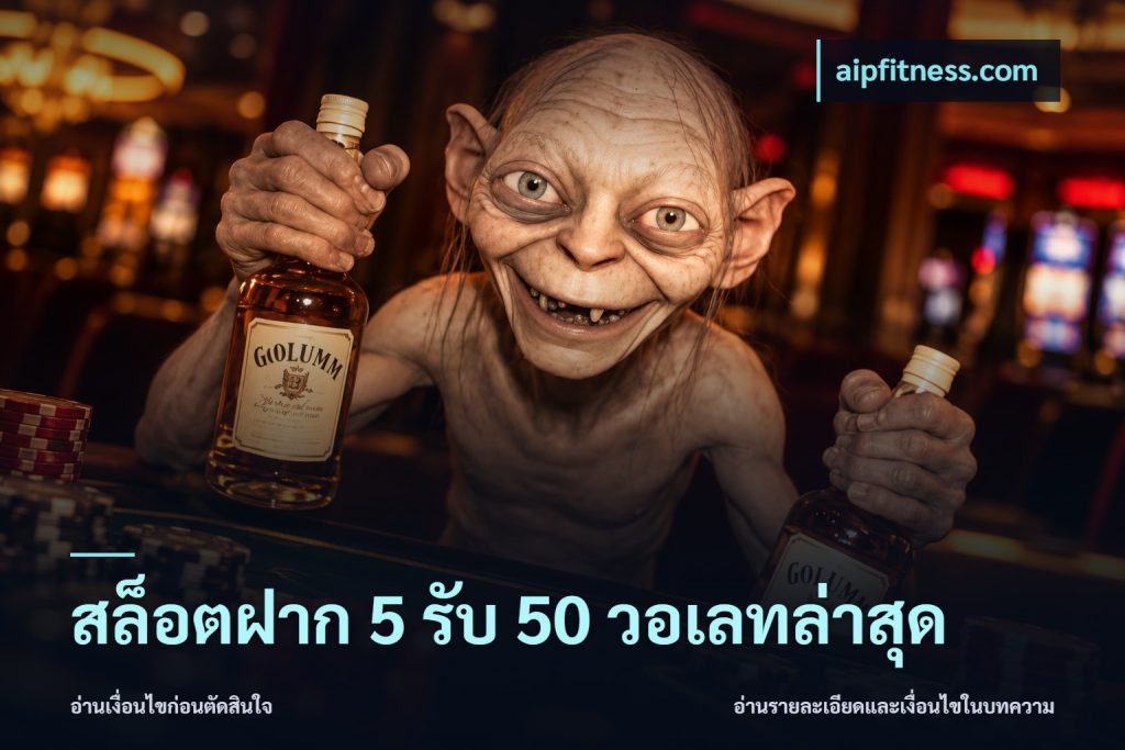 สล็อตฝาก 5 รับ 50 วอเลทล่าสุด