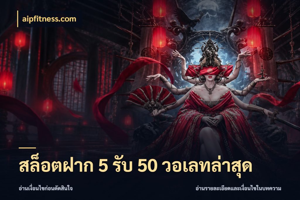 สล็อตฝาก 5 รับ 50 วอเลทล่าสุด ยอดฝากและยอดรับในมุมของคนชอบลุ้น สไตล์ aipfitness.com