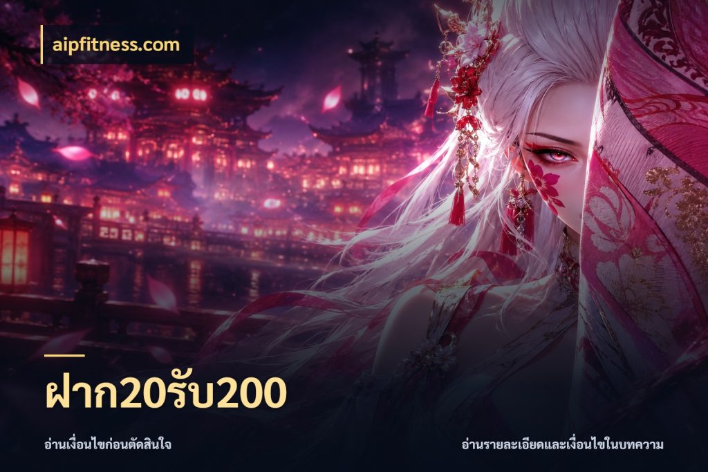 ฝาก20รับ200 สีสันของโปรฝากและยอดรับ กับ aipfitness.com