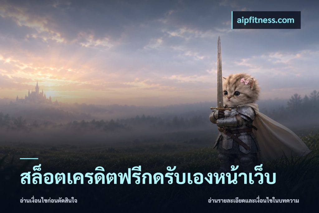 สล็อตเครดิตฟรีกดรับเองหน้าเว็บ