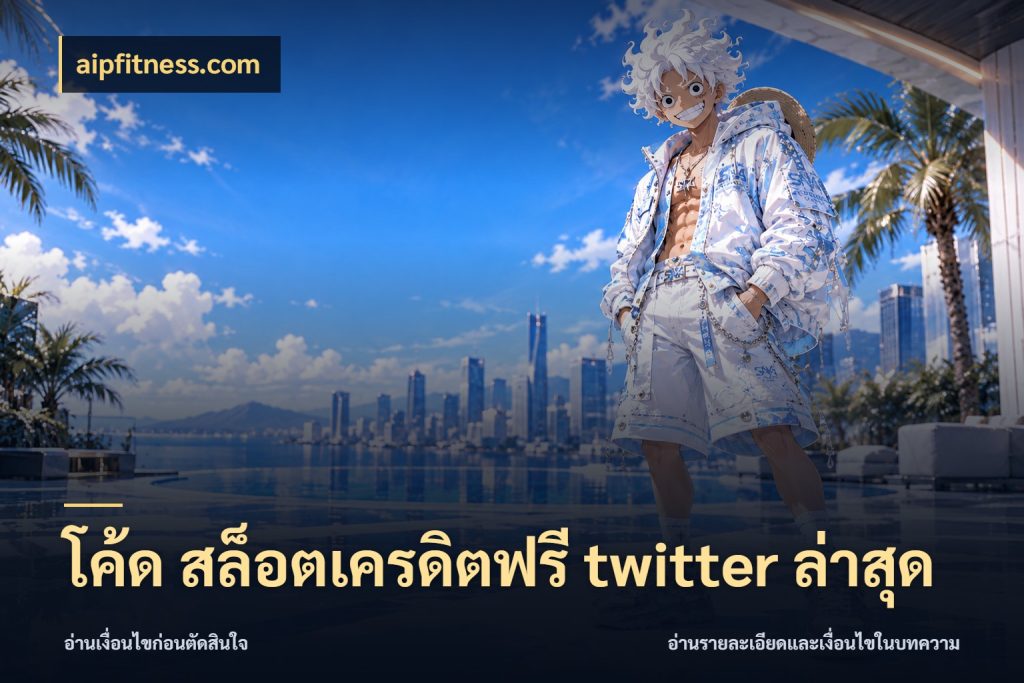 โค้ด สล็อตเครดิตฟรี twitter ล่าสุด สิทธิ์ที่สายโบนัสสนใจกับวิธีรับ สไตล์ aipfitness.com