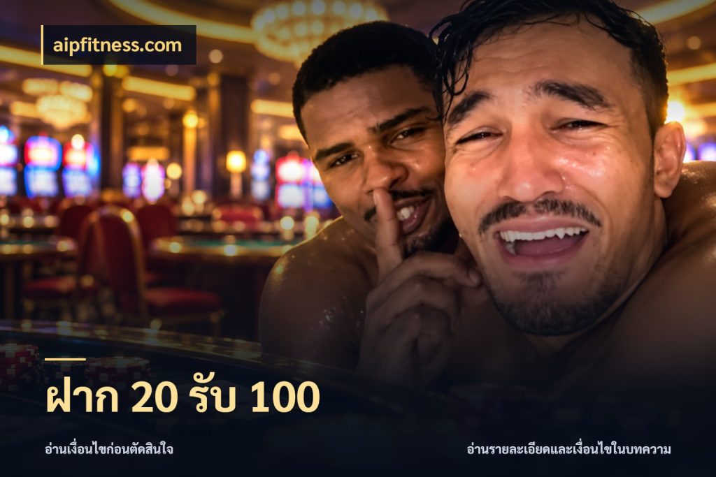ฝาก 20 รับ 100 เปิดมุมโปรให้เข้ากับเกมแนวโปรด กับ aipfitness.com