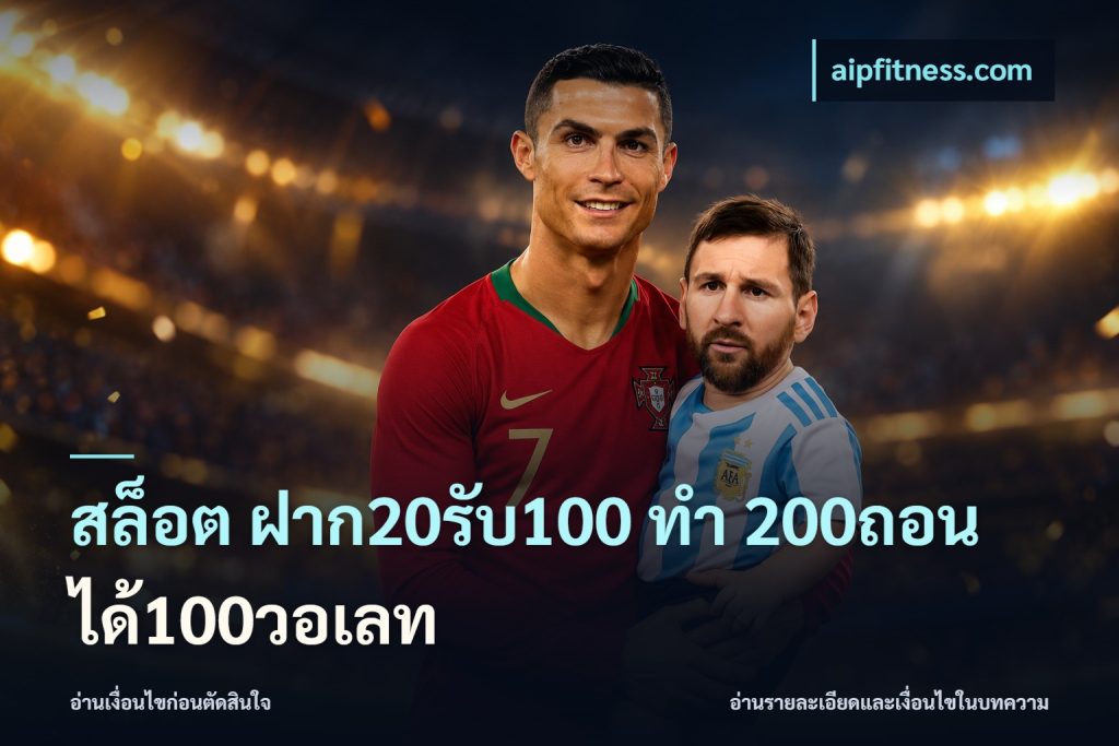 สล็อต ฝาก20รับ100 ทํา 200ถอนได้100วอเลท