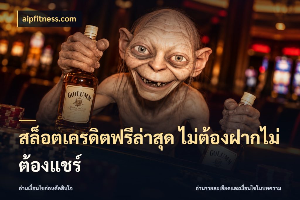 สล็อตเครดิตฟรีล่าสุด ไม่ต้องฝากไม่ต้องแชร์ ชนิดเครดิตกับสิทธิ์ที่คุณอยากรู้ กับ aipfitness.com