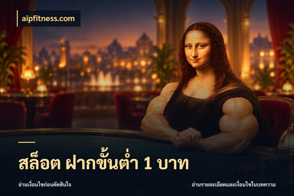 สล็อต ฝากขั้นต่ํา 1 บาท aipfitness.com เปิดมุมยอดเริ่มต้นสำหรับคนชอบเกม