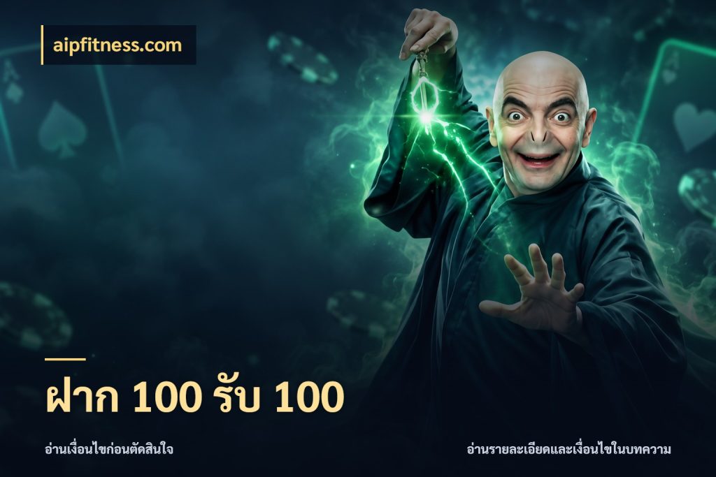 ฝาก 100 รับ 100 สนุกกับตัวเลือกโปรในสไตล์ของคุณ สไตล์ aipfitness.com