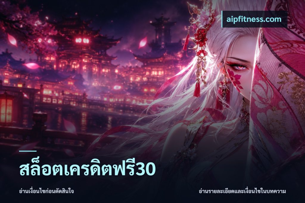 สล็อตเครดิตฟรี30