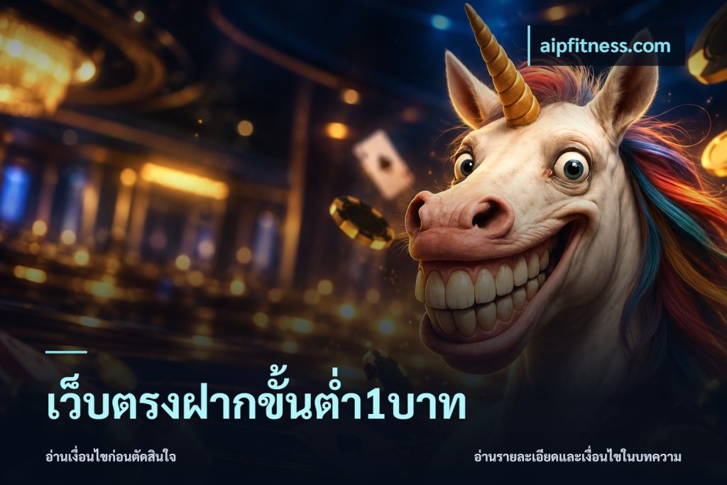 เว็บตรงฝากขั้นต่ำ1บาท