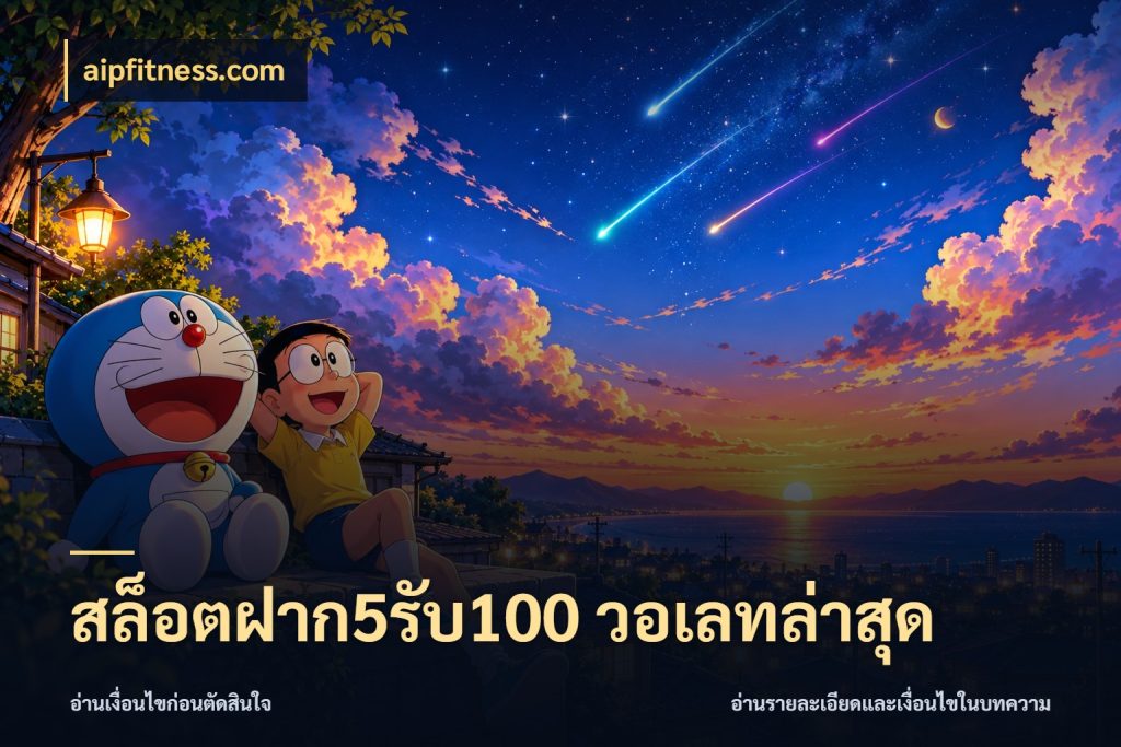 สล็อตฝาก5รับ100 วอเลทล่าสุด aipfitness.com เครดิตกับรูปแบบโปรที่ตรงใจ