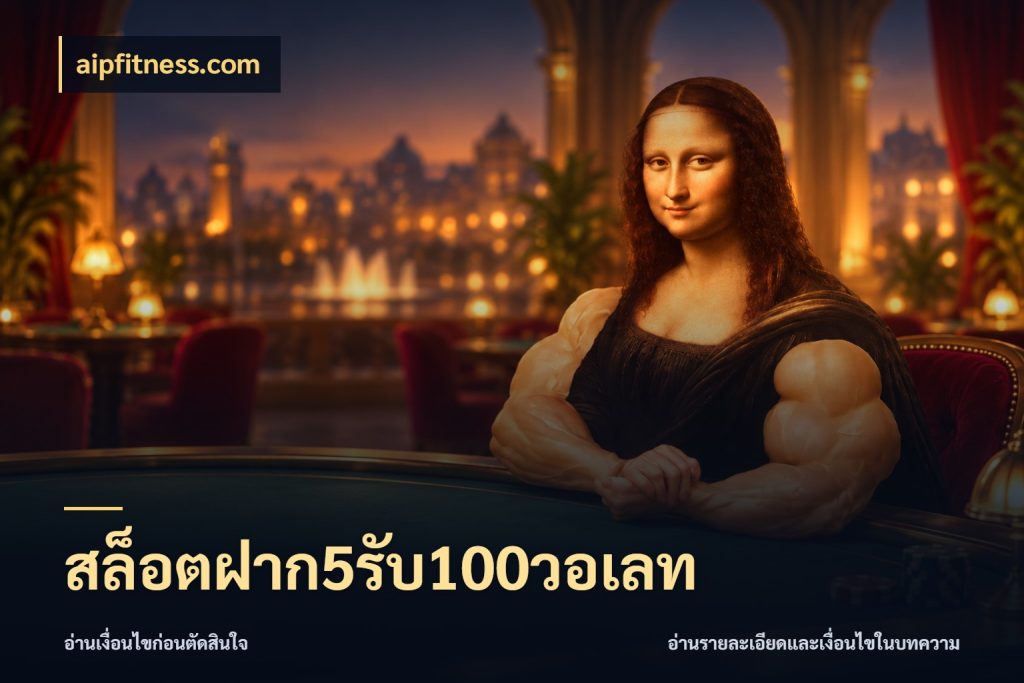 สล็อตฝาก5รับ100วอเลท aipfitness.com สายโบนัสเลือกจังหวะสนุกได้อย่างไร