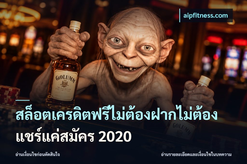 สล็อตเครดิตฟรีไม่ต้องฝากไม่ต้องแชร์แค่สมัคร 2020