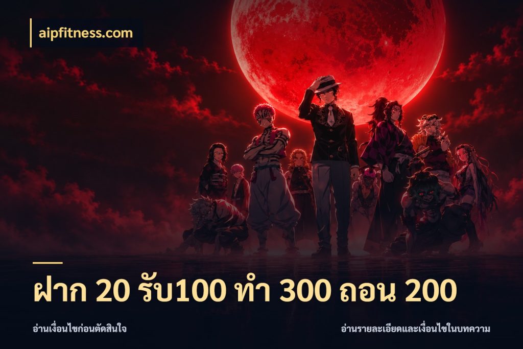 ฝาก 20 รับ100 ทํา 300 ถอน 200 สนุกกับตัวเลือกโปรในสไตล์ของคุณ สไตล์ aipfitness.com