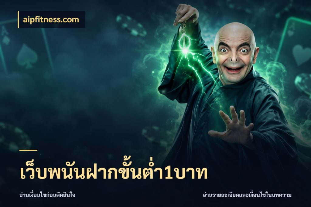 เว็บพนันฝากขั้นต่ำ1บาท จัดจังหวะสนุกให้เข้ากับงบที่ตั้งไว้ กับ aipfitness.com