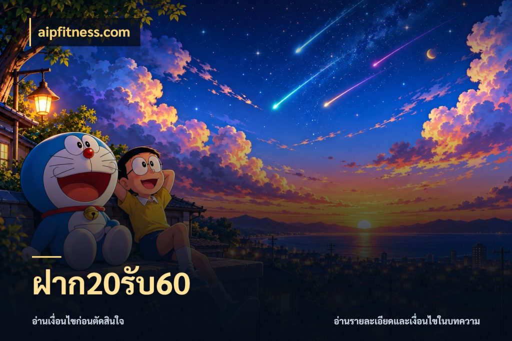 ฝาก20รับ60 จุดเด่นของเครดิตที่คนชอบเกมอยากรู้ ในมุม aipfitness.com