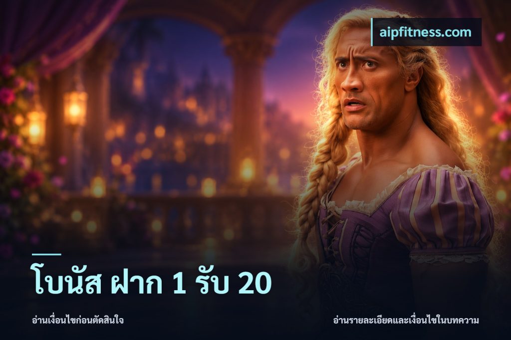โบนัส ฝาก 1 รับ 20
