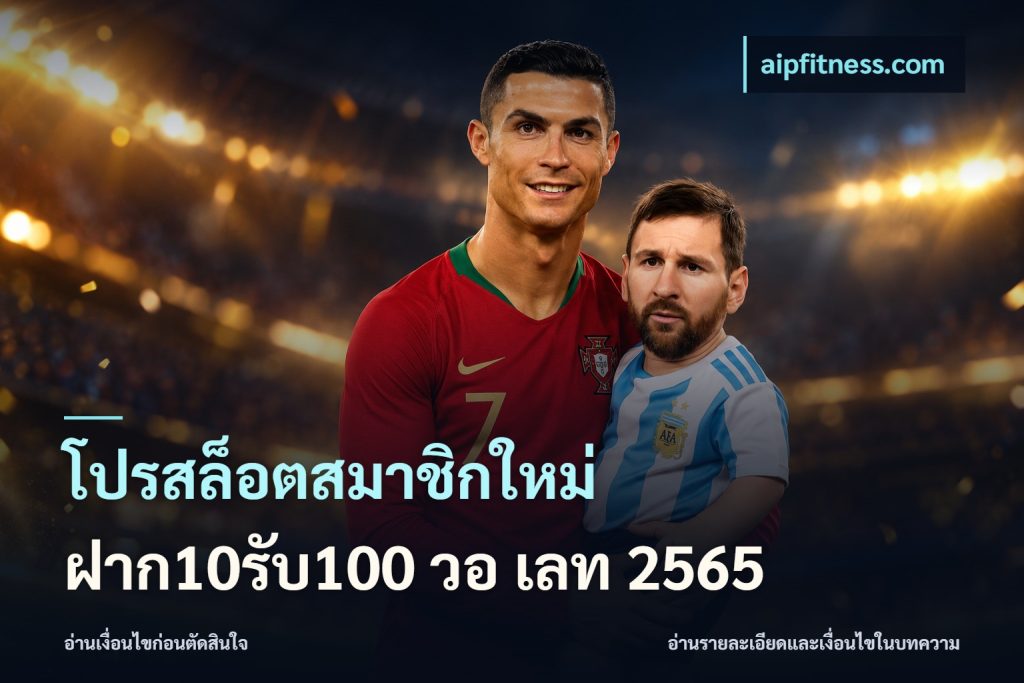 โปรสล็อตสมาชิกใหม่ ฝาก10รับ100 วอ เลท 2565