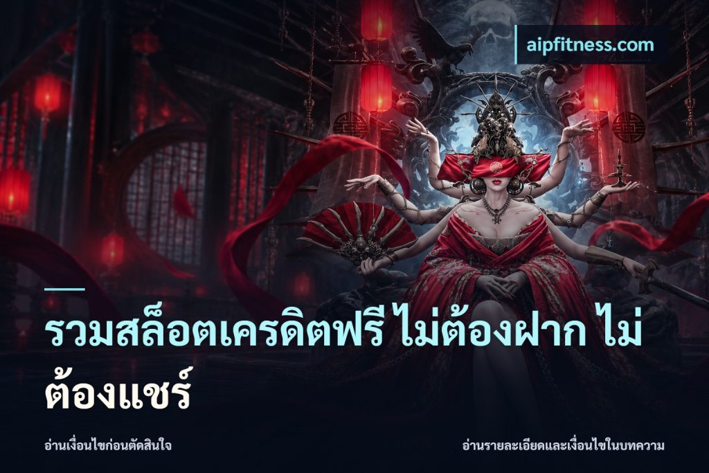 รวมสล็อตเครดิตฟรี ไม่ต้องฝาก ไม่ต้องแชร์