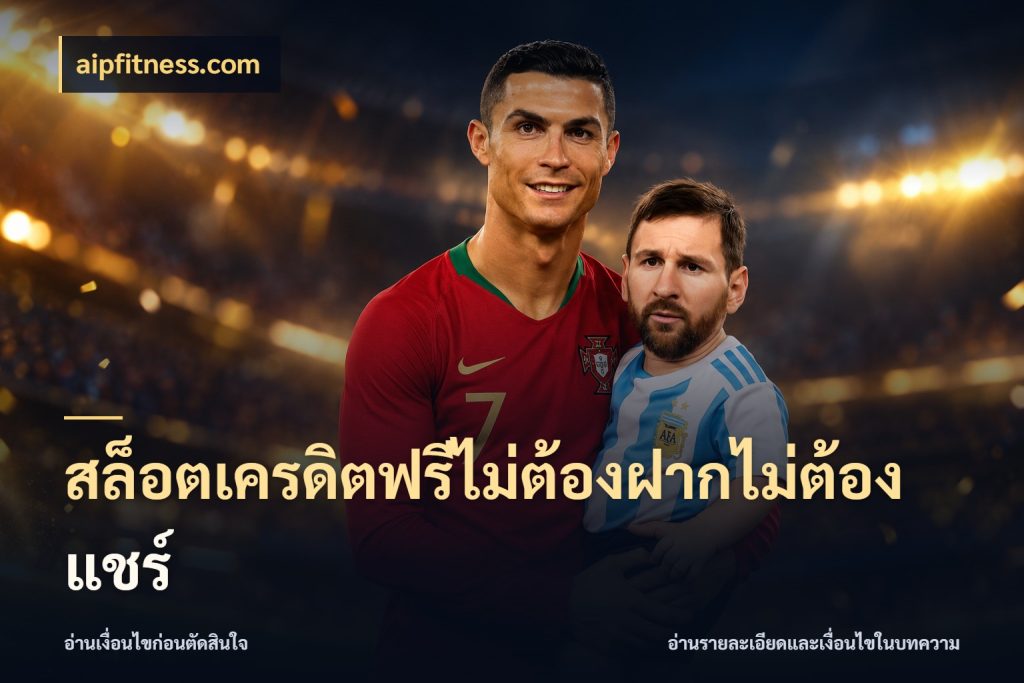 สล็อตเครดิตฟรีไม่ต้องฝากไม่ต้องแชร์ จับมุมเด่นของเครดิตฟรีให้ตรงใจ สไตล์ aipfitness.com