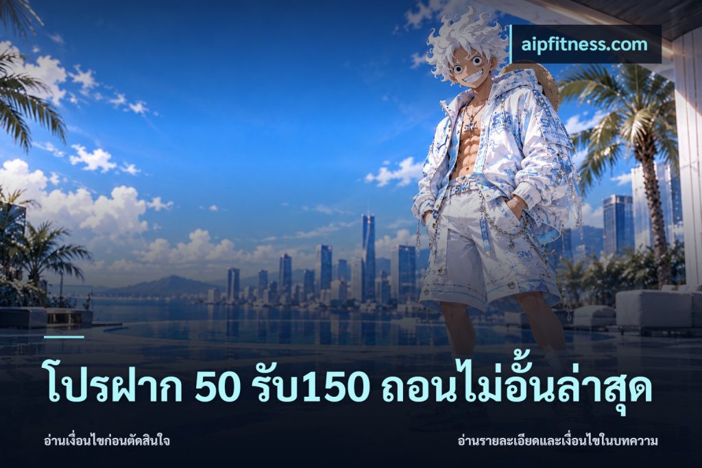 โปรฝาก 50 รับ150 ถอนไม่อั้นล่าสุด