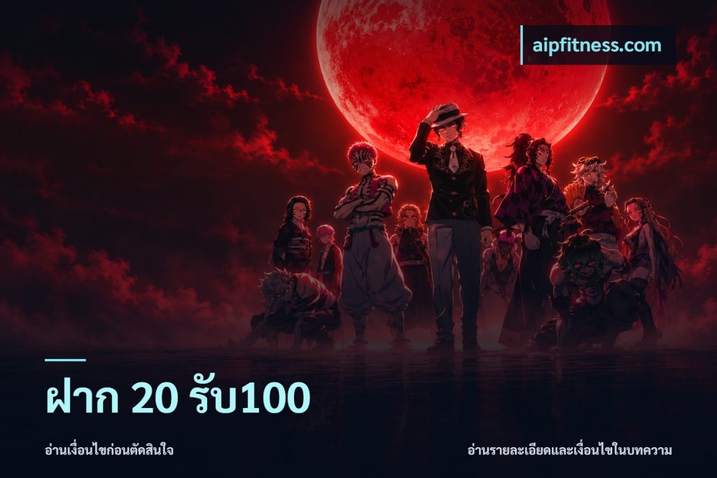 ฝาก 20 รับ100