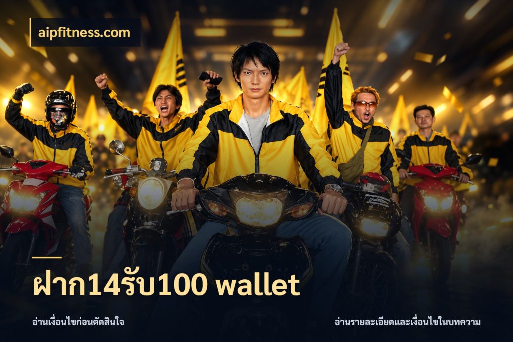 ฝาก14รับ100 wallet สนุกกับตัวเลือกโปรในสไตล์ของคุณ ในมุม aipfitness.com