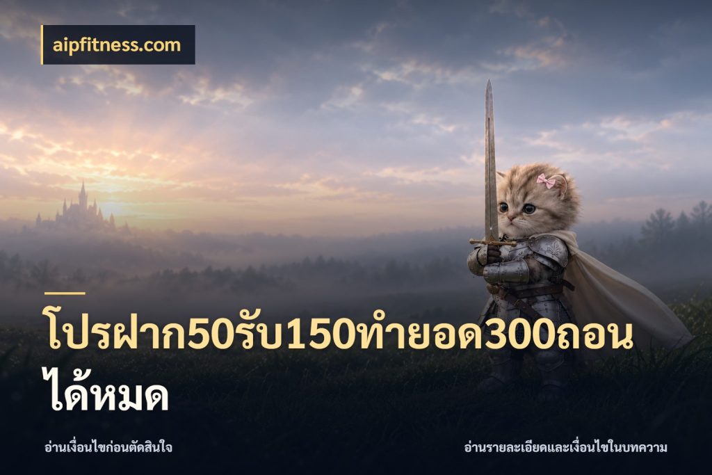 โปรฝาก50รับ150ทํายอด300ถอนได้หมด สีสันของโปรฝากและยอดรับ สไตล์ aipfitness.com