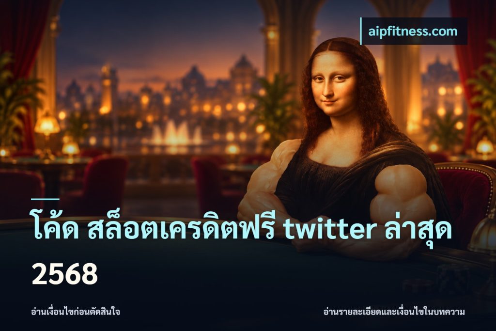 โค้ด สล็อตเครดิตฟรี twitter ล่าสุด 2568