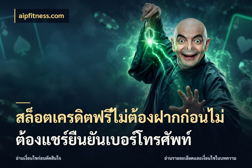 สล็อตเครดิตฟรีไม่ต้องฝากก่อนไม่ต้องแชร์ยืนยันเบอร์โทรศัพท์ เครดิตฟรีในมุมที่สายโบนัสสนใจ สไตล์ aipfitness.com