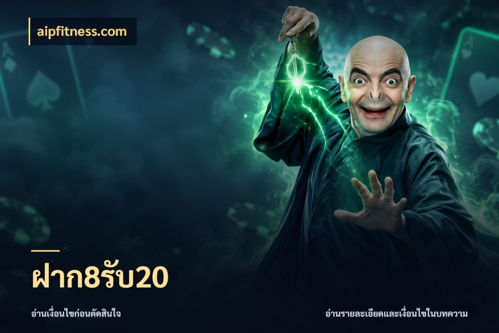 ฝาก8รับ20 ยอดฝากและยอดรับในมุมของคนชอบลุ้น กับ aipfitness.com