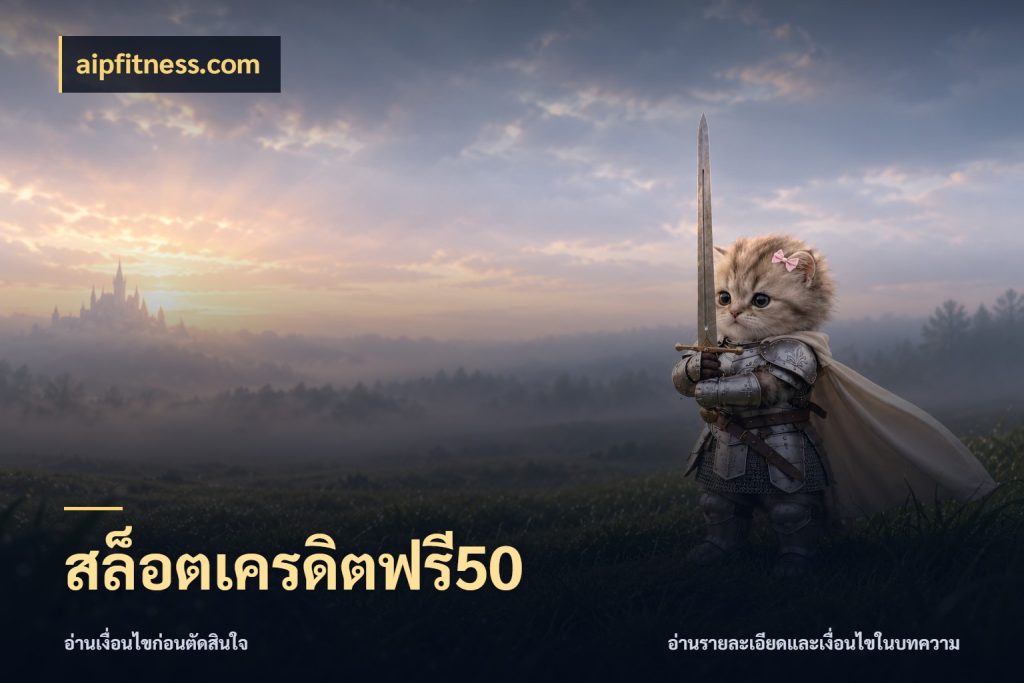 สล็อตเครดิตฟรี50 aipfitness.com จากชื่อเครดิตฟรีสู่ความสนุกที่เข้าใจได้